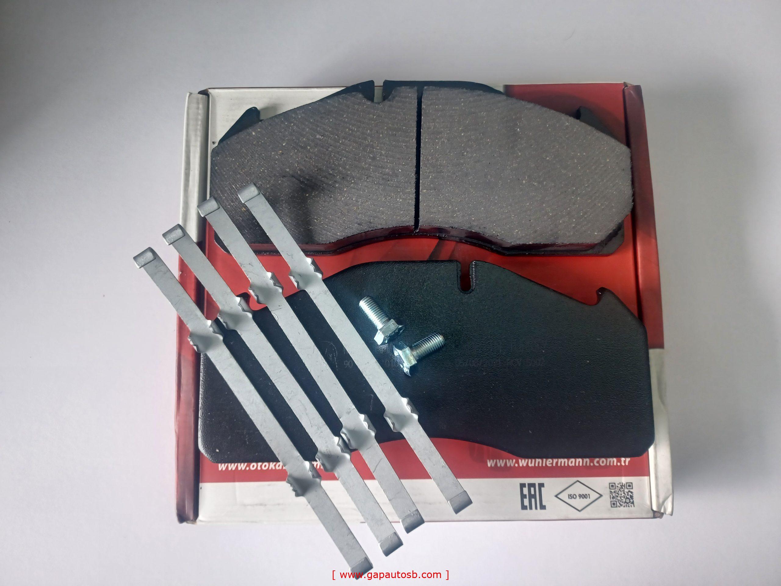 WVA29125/20918891 FM12 FRONT AND REAR DISC PAD WITH KITS WUHLERMANN