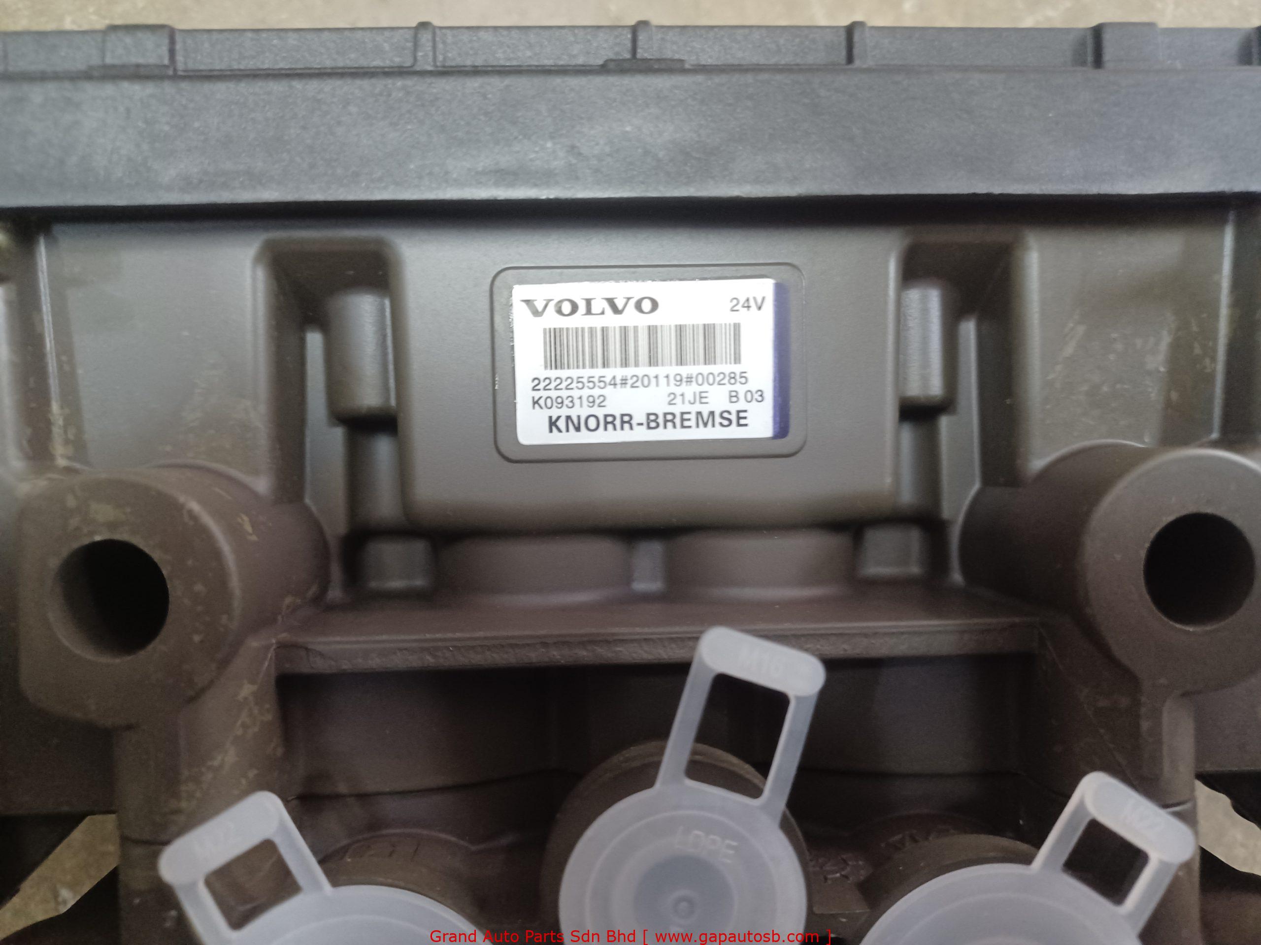 22225554/K093192 KNORR-BREMSE EBS MODULATOR DOUBLE VOLVO