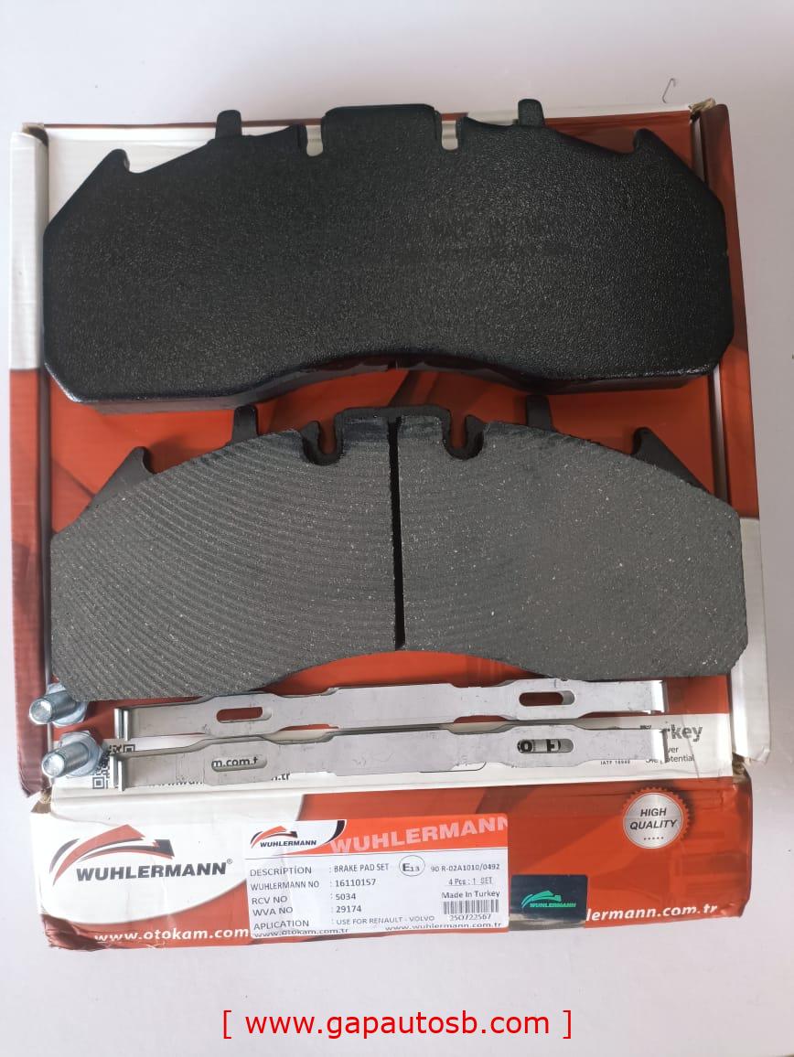 WVA29174 FM400 FRONT AND REAR DISC PAD WUHLERMANN