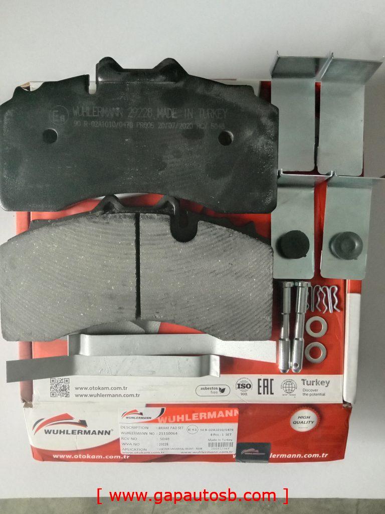 WVA29228 BPW ECO 9 TON DISC PAD TSB TYPE 1 IMG 20230222 182433