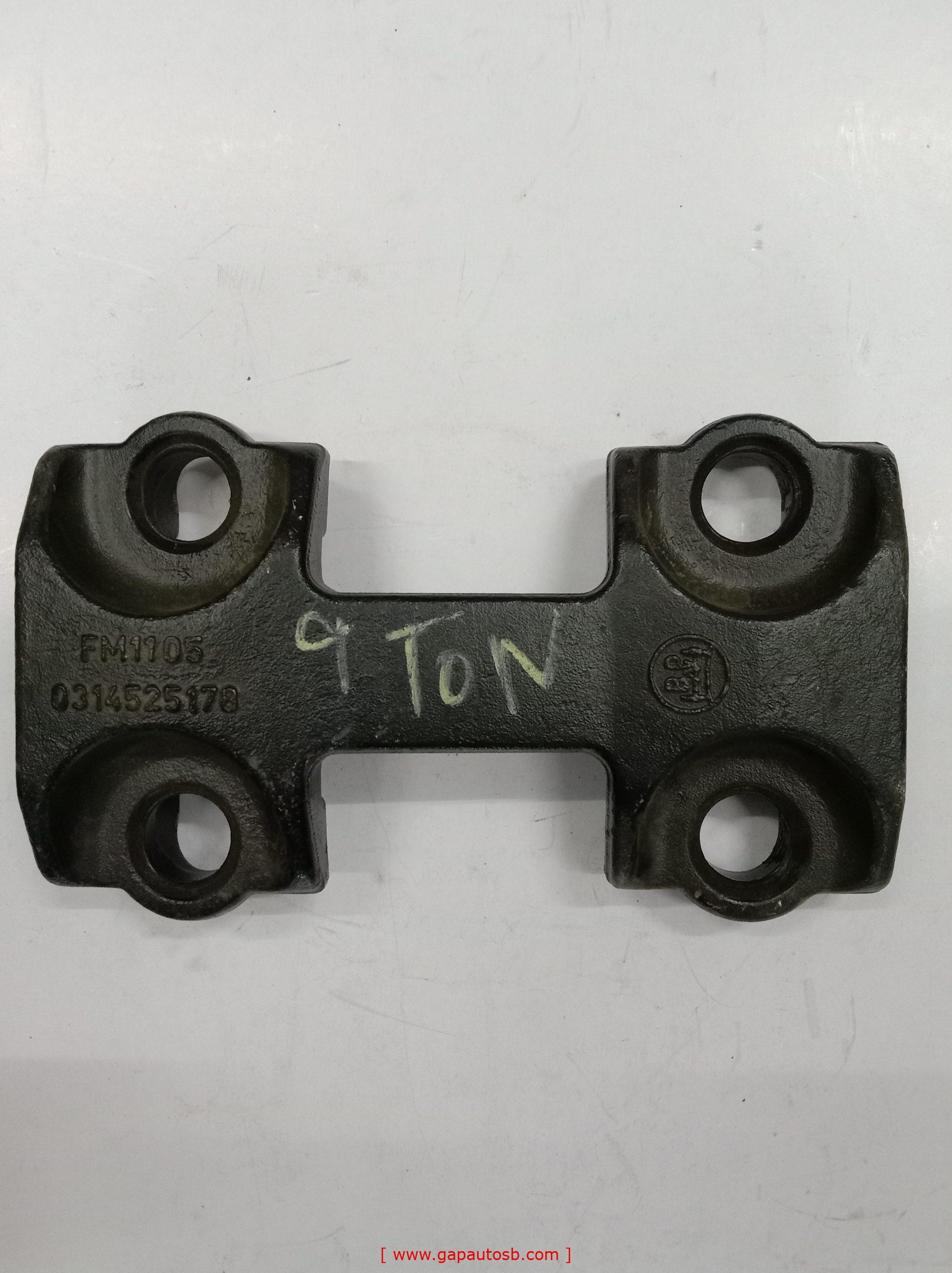 0314525178 BPW ECO PLUS SPRING PLATE WITH SPHERICAL COUNTER 92MMX150MM/24MM GENUINE