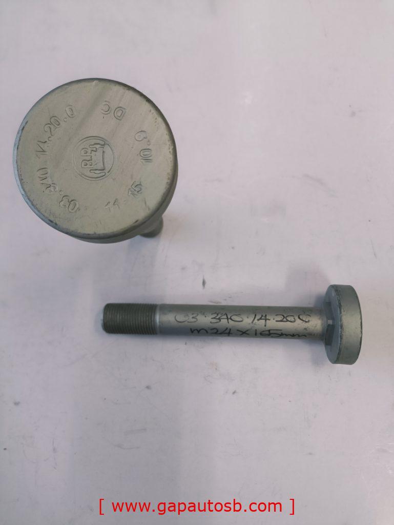 0334014200 BPW 9TON HANGER PIVOT BOLT WITH NUT 24MMX165MM GENUINE 1 IMG 20230223 191404