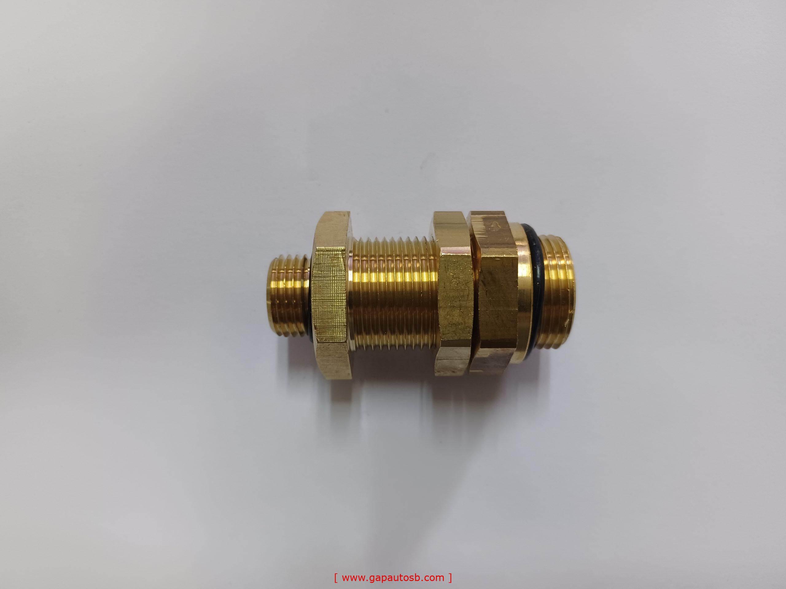 251FR238 AUTO BULKHEAD COUPLING WITH 24 DEG CONE M16X22X1.5 40MM