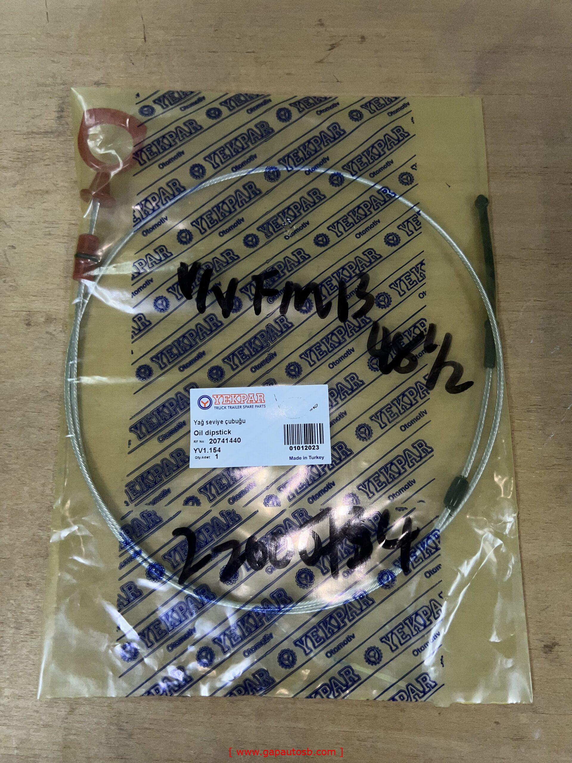 VOLVO FM13 OIL DIPSTICK 48 1/2″ YEKPAR YV1154 20741440